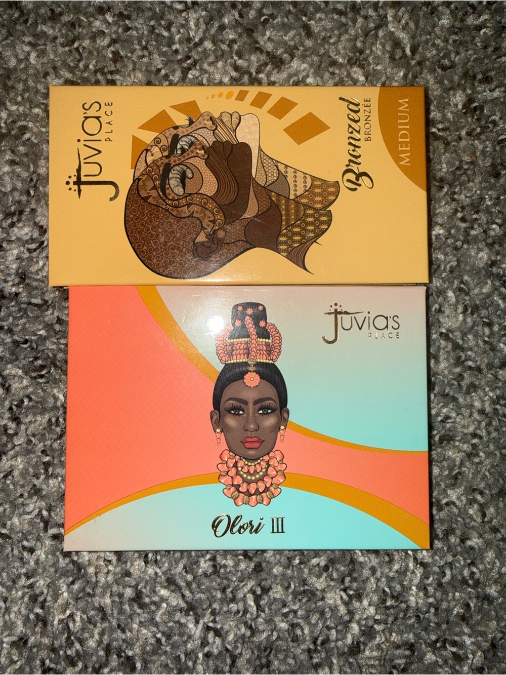 Juvia's Place Bronzed Medium Duo & Olori III Eyeshadow Palette Bundle
